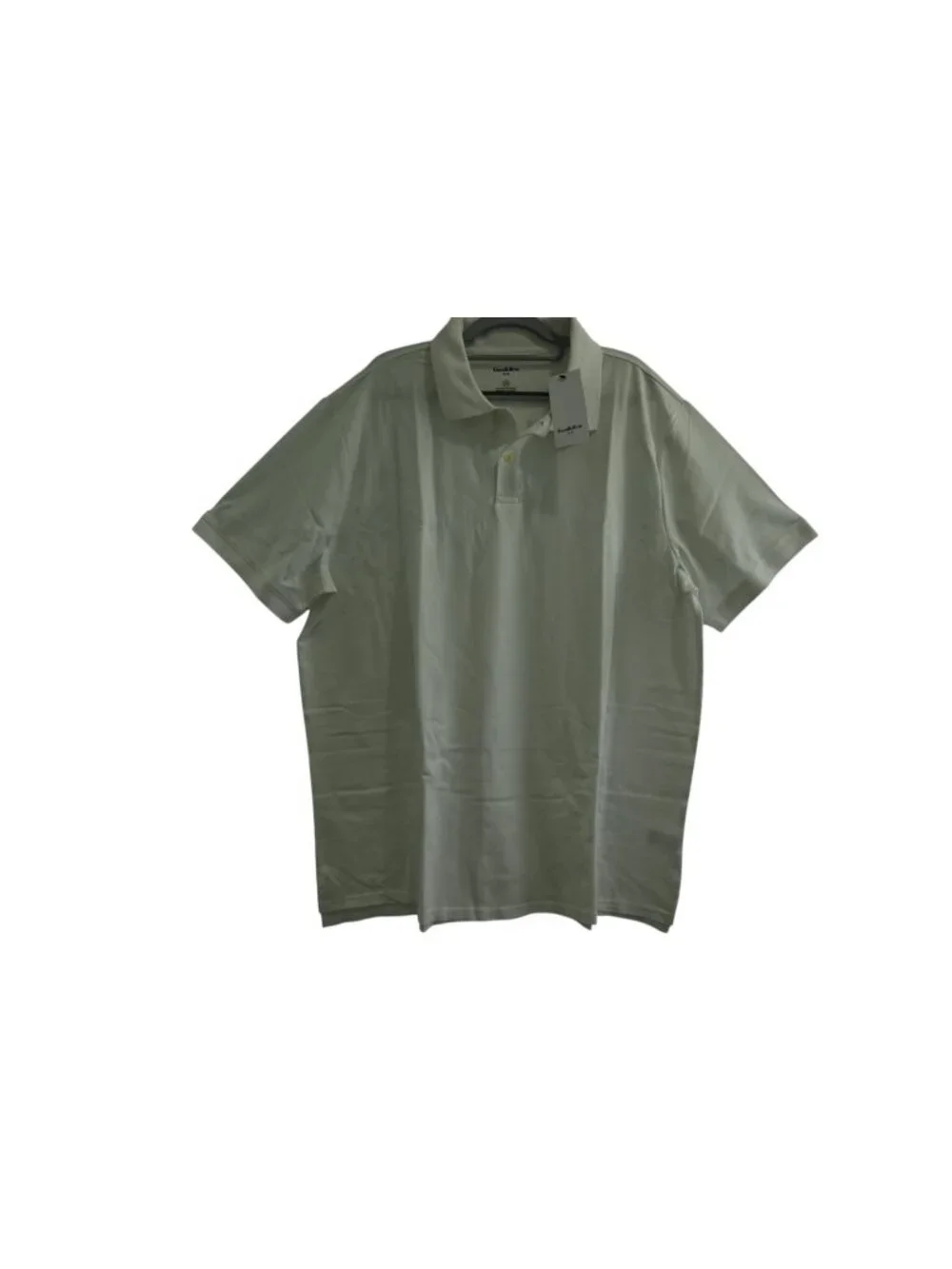 NWT Goodfellow The Every Wear Polo Shirt Sz XXL Tall True White Standard Fit